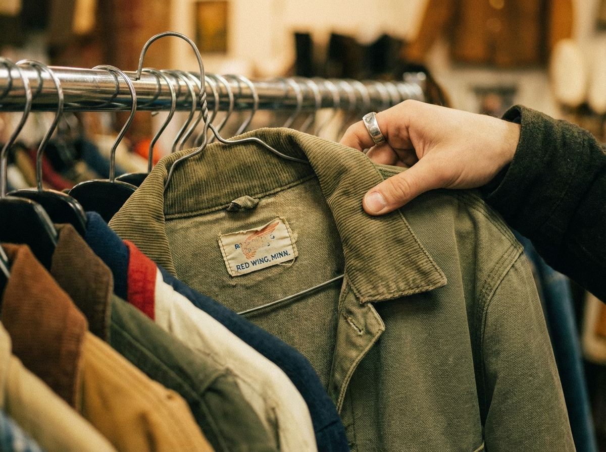 Finding valuable items on thrift store racks