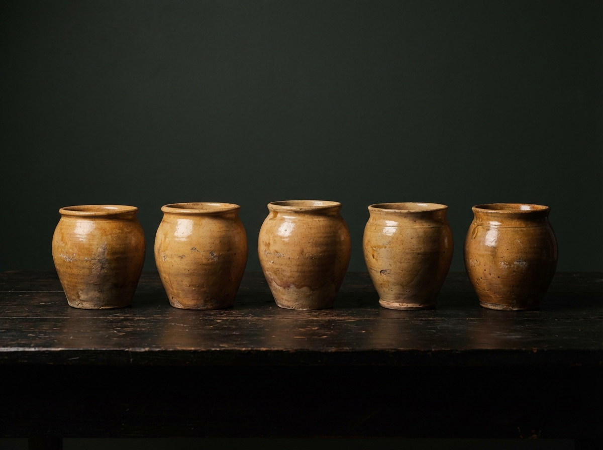 Vintage pottery with maker's marks