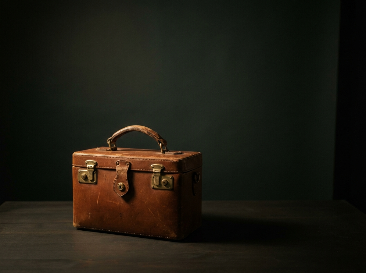 Vintage designer bag being appraised